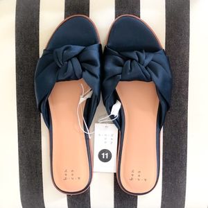 A New Day Stacia Slip Ons in Navy